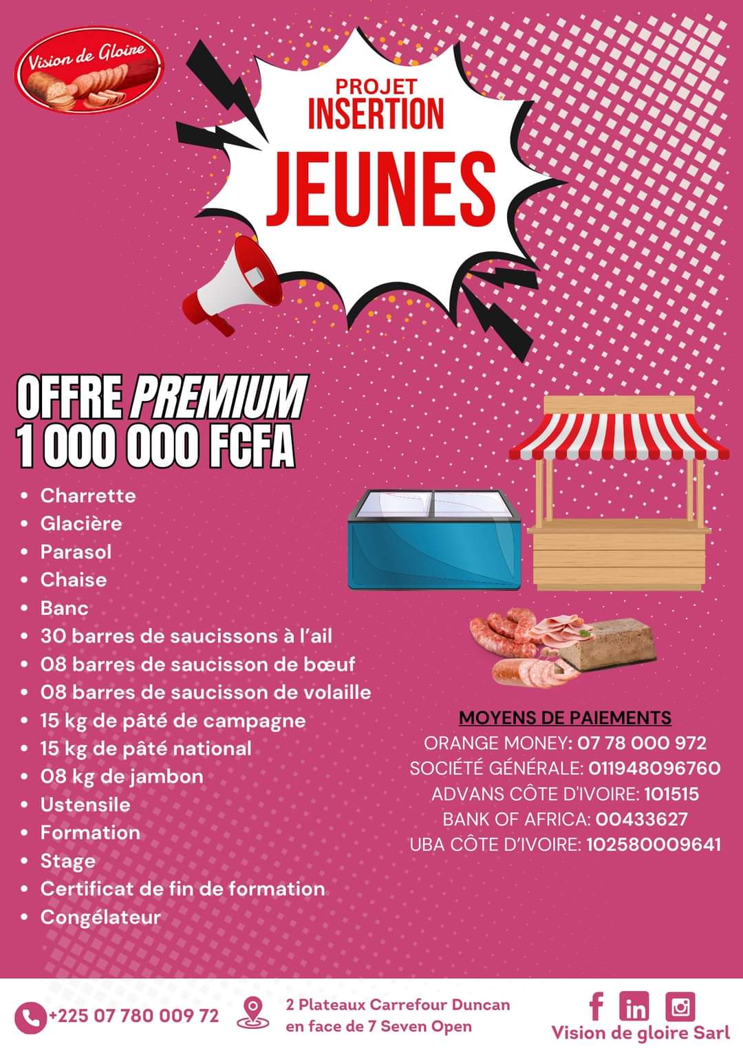 Devenez grossiste dès 500 000 FCFA